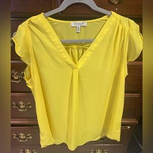 Chaus yellow top, size 2x